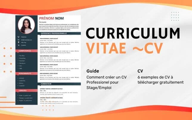 Exemples de CV et des lettres de motivation
