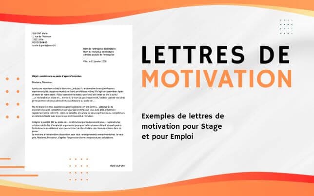 Modèles de lettres de motivation en français