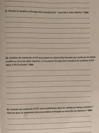 ☑️ EXERCICES CORRIGÉES DE ENZYMOLOGIE BIOCHIMIE MÉTABOLIQUE S4 PDF-SVI Exercices d’Enzymologie et Biochimie Métabolique PDF