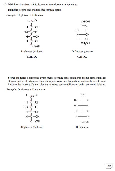exercices biochimie structurale pdf
