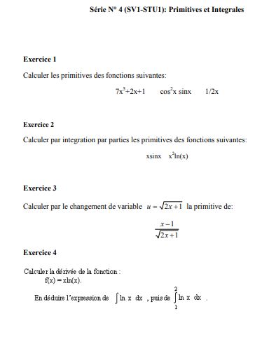 exercices math pdf